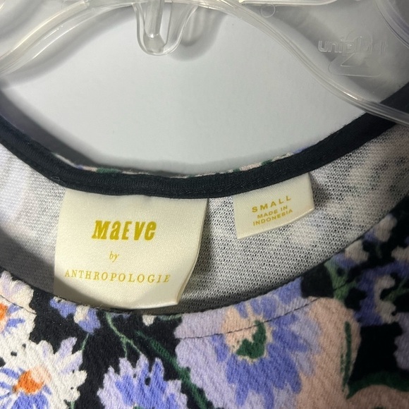 Anthropologie Maeve Brenner Floral Peplum Top Small - Picture 7 of 10